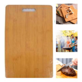 Tabua Corte De Madeira Carne Legumes Churrasco Com Pegador