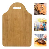 Tábua De Madeira C/ Alça 20x30cm Corte Petisco Carne Bambu 