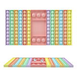 Tabuleiro De Xadrez Big Pop It Game Fidget Toy Rainbow Empur