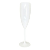 Taça Champagne Sólida Branca - 01