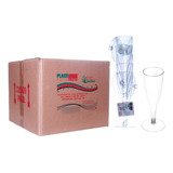 Taça Champanhe Espumante Descartável Acrílico 140ml 200un Cor Transparente