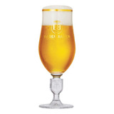 Taça De Cerveja Baden Baden Brasao Relevo Cristal 360ml
