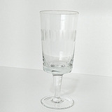 Taça De Champanhe Antiga De Cristal Lapidada Impecável T3