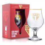 Taça São Paulo De Vidro Dublin Série Ouro Tricolor Oficial