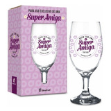 Taça Super Amiga Windsor 330ml Presente Para Amigas Caixa