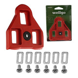 Taco Wellgo Look Delta Rc-5 Futuação 9º - Vermelha