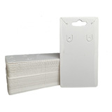 Tag Cartela Para Corrente/brinco 6x11 Branco 500 Unid.