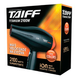 Taiff Secador Titanium Colors Laranja 2100w - 127v