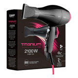Taiff Secador Titanium Ion Rosa 2100w 220v