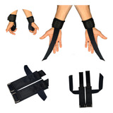 Tala Strap Fitness Profissional 100% Algodão Com Munhequeira