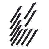 Talabarte 1 Gancho Liverpool P/ Caixa E Tarol Preto Kit C/10