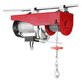 Talha Elétrica Guincho Guindaste 1300w 400/800 Kg 1300w Cor Vermelho Quantidade De Cordas 1 220v