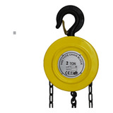 Talha Manual 2 Tonelada 2000kg Com Corrente 3 Metros Tnt