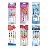Talher Infantil Personalizado Garfo Faca Colher Personagens