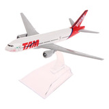 Tam B777 Miniatura Avio Aeronave Comercial Em Metal Lindo