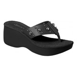 Tamanco Plataforma Feminino Dijean Preto