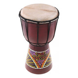 Tambor Africano, Instrumento Tradicional De Madeira