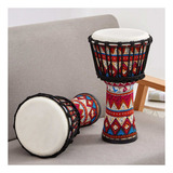 Tambor Africano Portátil Com Padrões De Djembe Africanos C