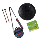 Tambor De Percussão Steel Inches Zazen Education Tongue Yoga