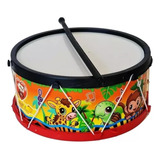 Tambor Infantil Tamborzinho Bumbo Brinquedo Prenda Grande