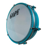 Tamborim Gope 6 Polegadas Alum. Frisado Reels Verde 595alrv