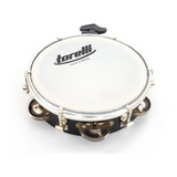 Tamborim Madeira Torelli Com Clamp E Platinelas Tt-410