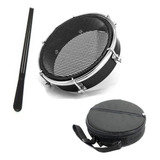Tamborim Para Estudo Com Pele Muda Torelli + Capa + Baqueta