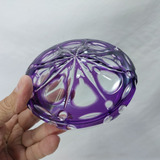Tampa Cristal Antiga Repor Compoteira Bomboniére 12.5x5,5cm