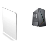 Tampa De Acrílico Gabinete Pichau Komor Led Rgb 