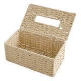 Tampa De Caixa De Lenços T Rattan, Porta-guardanapos Faciais