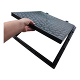 Tampa De Cisterna Esgoto Pvc Resistente 50x50 Articulado