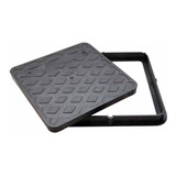 Tampa De Pvc 50x50cm Caixa Esgoto Gordura Elétrica Passagem 