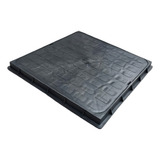 Tampa De Pvc Para Caixa De Esgoto 40x40 C/ Aro Facil Montar