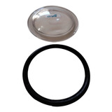 Tampa Lente Acrilico Visor Pré-filtro Bomba Meka + Junta