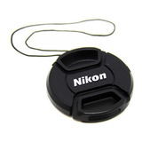 Tampa Nikon 55mm C/ Cordão P/ Lente Af-p Dx Nikkor 18-55mm