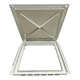 Tampa Para Casa De Maquinas Articulado Utildecor 90x90 Cor Branco