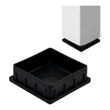 Tampa Plásticas Metalon 50x50 Preta Ponteira Interna 100 Und