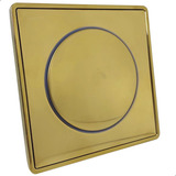 Tampa Ralo Click Dourado 15x15 E Porta Grelha Inox 304 Kit