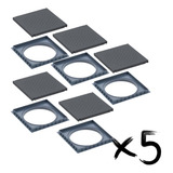 Tampa Reforçada Tigre Quadrada Com Encaixe 350mm Kit 5un