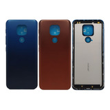 Tampa Traseira Botão Lateral Compativel Moto E7 Plus Xt2081