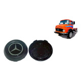 Tampa Volante Direcao C Emblema Mb L 1313 1513 2013 - Preta
