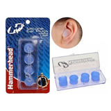 Tampão De Ouvido Protetor Auricular 100%silicone Kit C/ 05