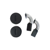 Tampas + Carvão Para Serra Sabre Makita M4501g
