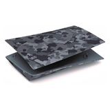 Tampas Do Console Playstation 5 Gray Camouflage Original