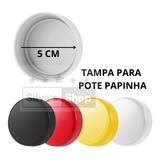 Tampas Plásticas 48mm(4,8cm) Para Pote Papinha Nestlé 30unds