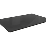Tampo De Mesa De Jantar Com Vidro 120x80 Preto Cj