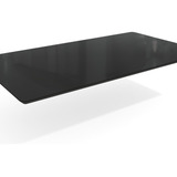 Tampo De Mesa De Jantar Com Vidro 160x90 Preto Cb
