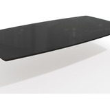 Tampo De Mesa De Jantar Com Vidro 170x90 Preto Ef