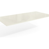 Tampo De Mesa De Jantar Com Vidro 180x90 Off Withe Di