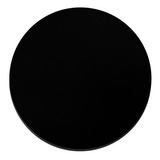 Tampo De Mesa Redondo Mdf 15mm Preto 80cm S/ Base S/ Suporte